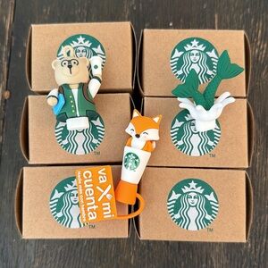 Starbucks Cup Accessories - Hot Cup
Stoppers & Straw Cover (From Mexico)